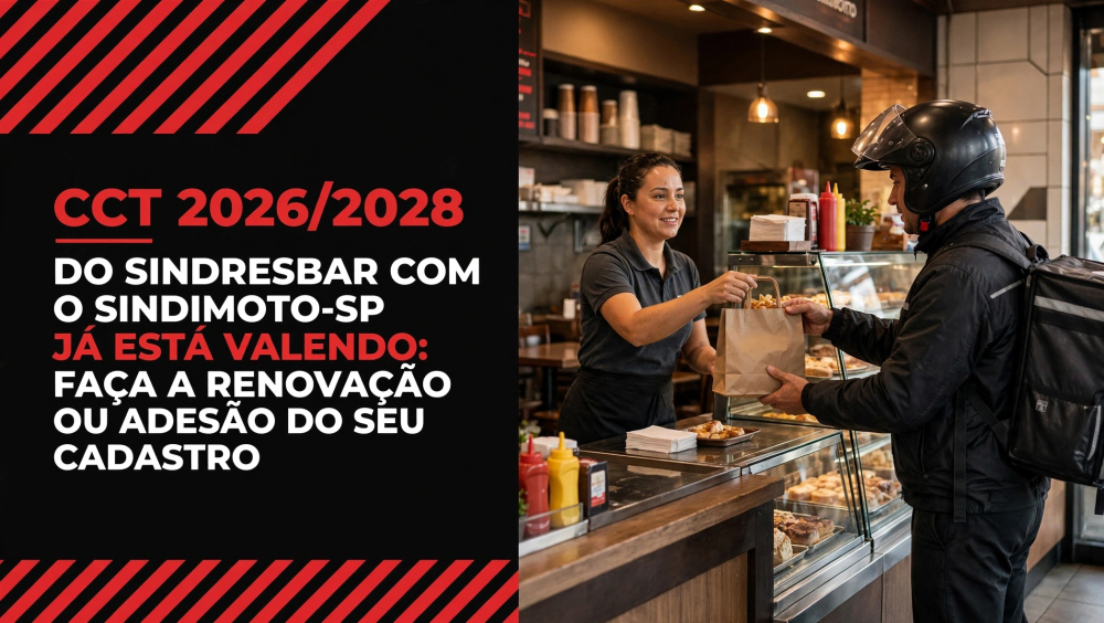 CCT 2026/2028 DO SINDRESBAR COM O SINDIMOTO-SP JÁ ESTÁ VALENDO: FAÇA A RENOVAÇÃO OU ADESÃO DO SEU CADASTRO