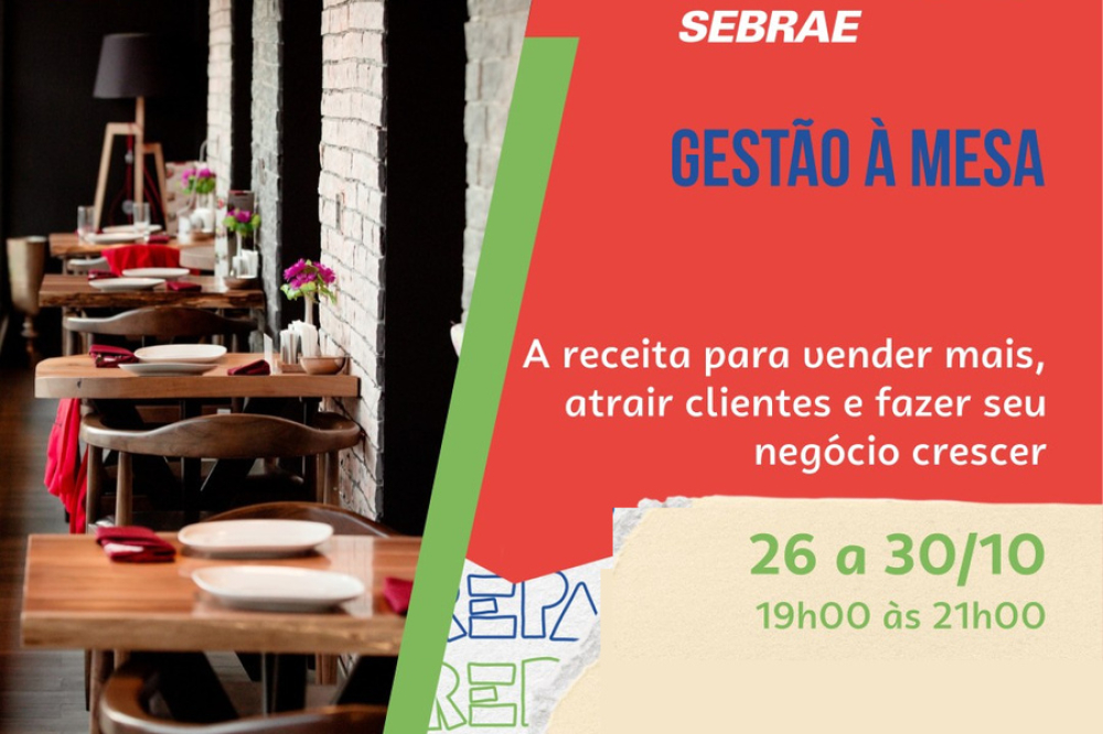 SINDRESBAR E SEBRAE LANÇAM TRILHA DE GESTÃO GRATUITA PARA AUMENTAR FATURAMENTO DE BARES E RESTAURANTES