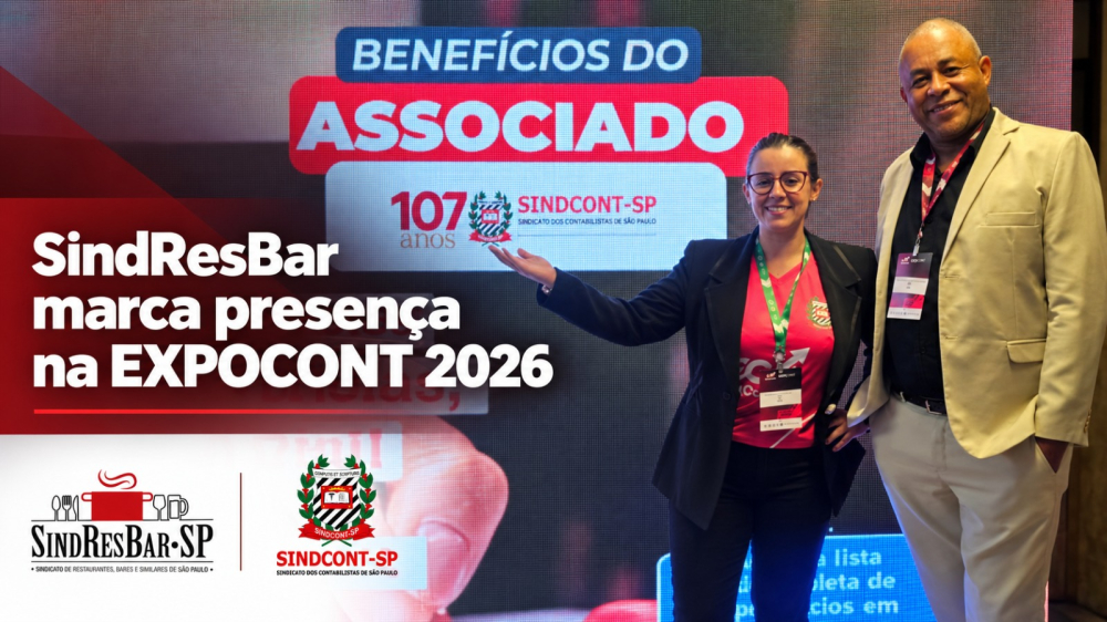 SINDRESBAR MARCA PRESENÇA NA EXPOCONT 2026 E FORTALECE PARCERIA ENTRE ENTIDADES